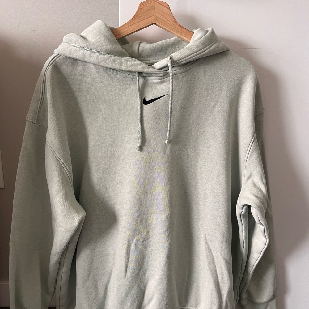 Nike Womens Oversized Seafoam Green Hoodie